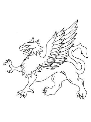 Раскраски Грифон