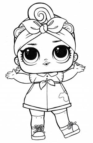 Раскраска ЛОЛ красавица
