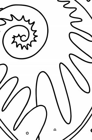 Раскраска папоротник ♥ Онлайн и !