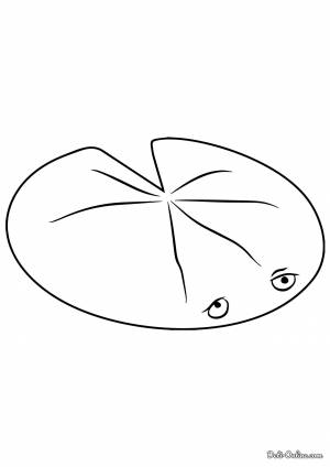 Раскраска Кувшинка из Зомби против растений