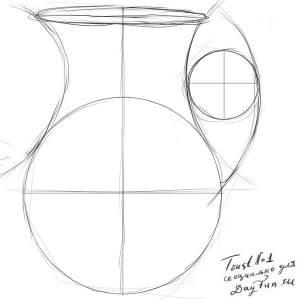 Как нарисовать кувшин