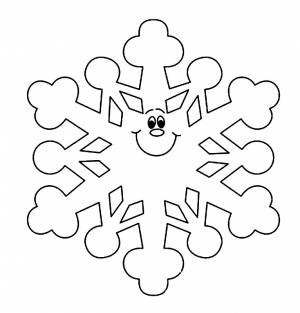 СНЕЖИНКИ  РАСКРАСКИ