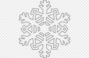 Штриховые рисунки Снежинка Раскраска Рисунок Акварельная живопись, Снежинка, акварель, белый, карандаш png