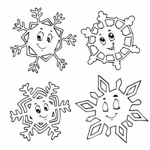 Красивые снежинки