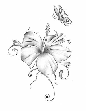 Hibiskus Tattoo by xXMoonlight-ShadowXx on DeviantArt