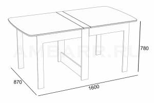 Стол книжка СК-1 Мимоза Венге