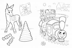 Раскраски Балабақша