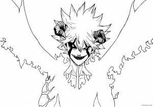 Раскраска черный клевер