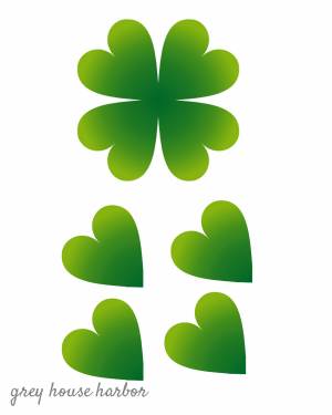 Клевер раскраска