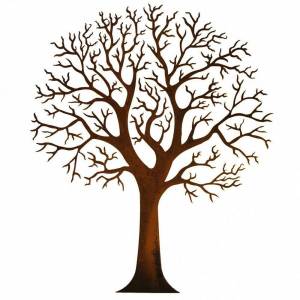 Нарисованное дерево без листьев