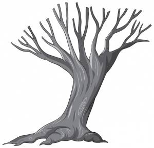 Дерево без листьев рисунок Изображения