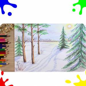 Зимний лес, лес зимой