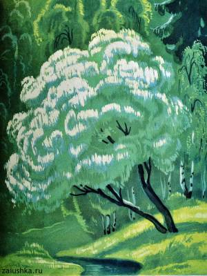 Черёмуха, Есенин, картинка