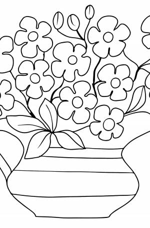 Раскраска Незабудка ♥ Онлайн и !