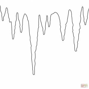 Раскраска Fun Kleurplaat Ледяной шип Детская Снежинка, сосульки, угол, белый, ребенок png