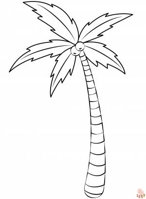 Раскраски Пальмы