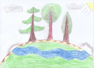 Лесной пейзаж