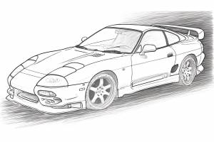 Раскраски Тойота