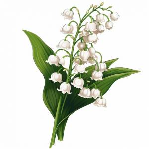 Рисунок ландыша