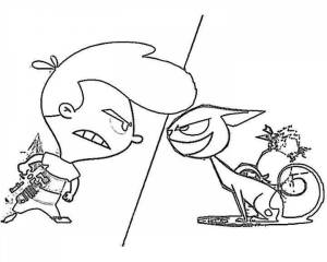 Раскраски Мистер кэт