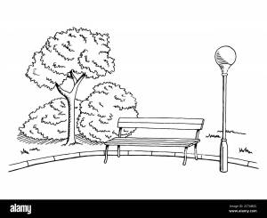 DataLife Engine > Версия для печати > Рисунок парк легкий карандашом