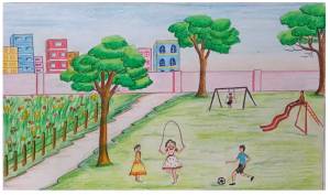 Парки Срисовки Легкие Пошаговые