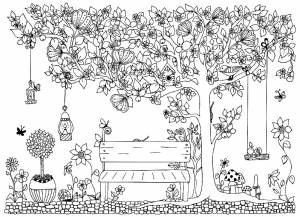 Раскраска Парк