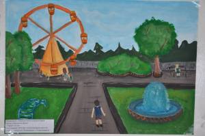 Парк детский рисунок