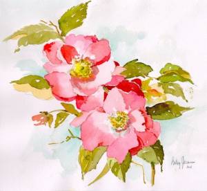 Шиповник рисунок для детей