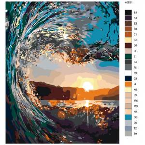 KTMK-46831-100x125 Хрустальная волна Раскраска картина по номерам на холсте недорого