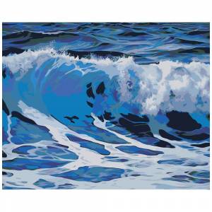 Картина по номерам ЖПН на холсте с подрамником Море