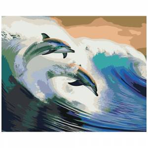 Картина по номерам ЖПН на холсте с подрамником Море