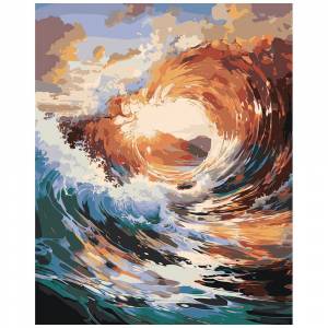 Картина по номерам ЖПН на холсте с подрамником Море