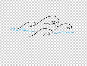 Штриховой рисунок Рисунок Волна ветра, волна, белый, млекопитающее, текст png