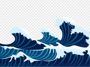 Большая волна png