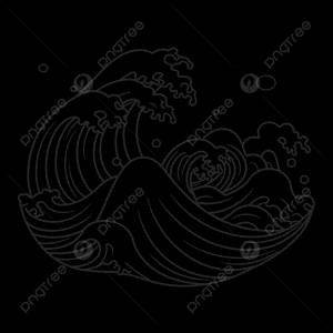рисунок большая волна на море раскраски наброски эскиз вектор PNG , рисунок крыла, волновой рисунок, морской рисунок PNG картинки и пнг рисунок для й загрузки