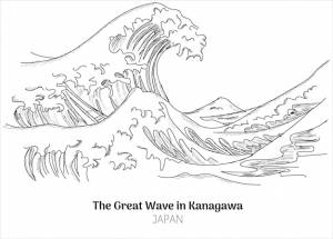Большая волна в канагаве, также известная как рисунок великой волны