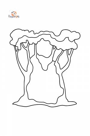 Раскраска баобаб ♥ Скачать, Онлайн и !