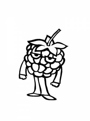 Раскраски Малина   в формате