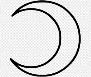 Рисунок Луны Лунная фаза Полумесяц Символ, рисунок, белый, текст, монохромный png
