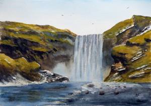 Новая работа акварелью