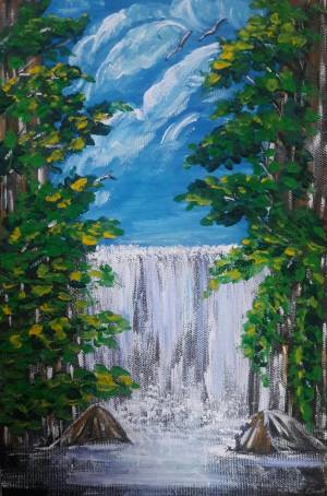 Водопад в море