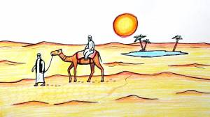 How to draw a Desert
