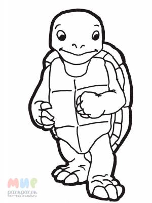 Раскраска Черепаха