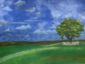 В Республике Калмыкия прошел конкурс детского рисунка «Одинокий тополь»