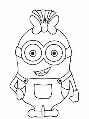 Раскраски из мультфильма Гадкий Я   в формате