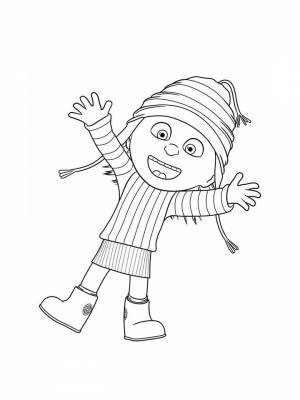 Раскраски из мультфильма Гадкий Я   в формате