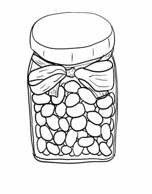 Раскраска Фасоль