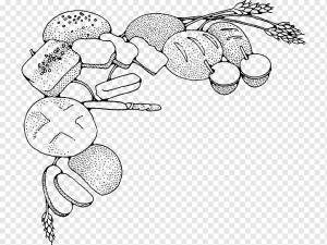 Пекарня Запеченная фасоль Бублик Выпечка, бублик, еда, текст, выпечка png