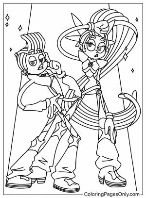 Раскраска Бархат и шпон  для печати